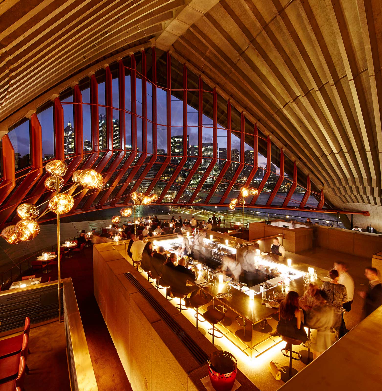 Dining At Bennelong A La Carte The Circle The Table